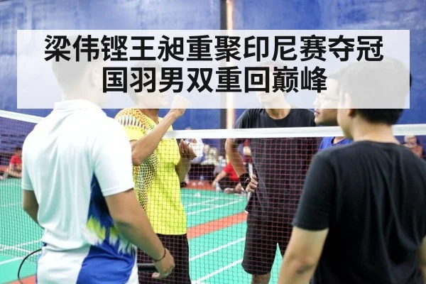 badminton men's doubles match